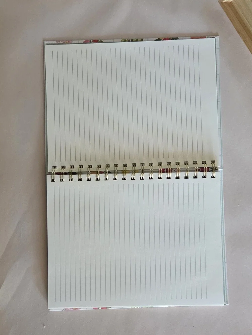 Clementine Harvest Grid Large Spiral Hardcover Ruled Notebook